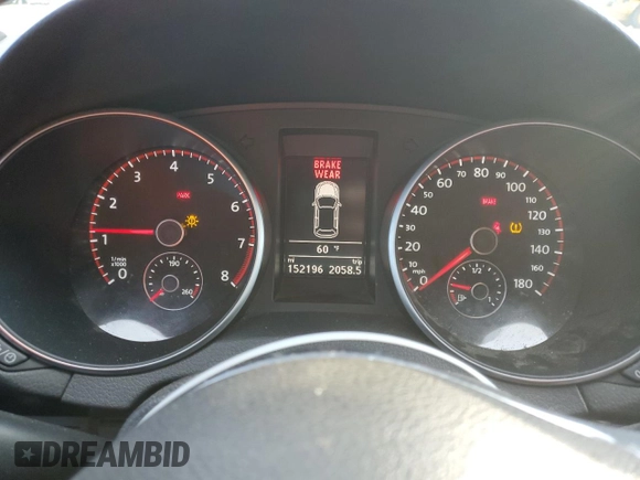 2013 Volkswagen GTI с VIN WVWED7AJ7DW106930, выставлен на аукционе Copart как лот 42112145 с пробегом 152 196 миль миль и Списание • Salvage title. История ставок и продаж доступна на DreamBid. Изображение 9.