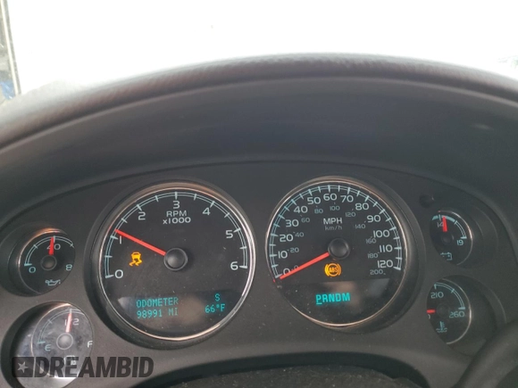 2013 Chevrolet Avalanche LS with VIN 3GNMCEE04DG325726, listed as a Copart auction lot 52709615 with 98,991 mi miles and Salvage title. Bid and sale history available at DreamBid. Image 9.