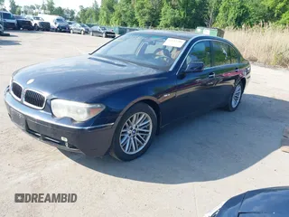 2005 BMW 7 Series 745Li with VIN WBAGN63515DS58163, listed as a IAAI auction lot 42133398 with 108,877 mi miles and . Bid and sale history available at DreamBid. Image 19.