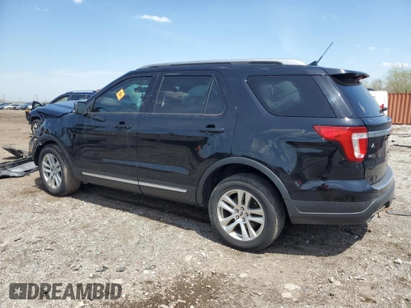 2018 Ford Explorer XLT with VIN 1FM5K8D88JGB77172, listed as a Copart auction lot 54339475 with Not provided miles and Salvage title. Bid and sale history available at DreamBid. Image 2.