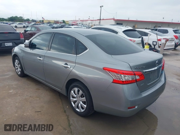 2014 Nissan Sentra S with VIN 3N1AB7AP5EL691056, listed as a IAAI auction lot 42118991 with 129,023 mi miles and . Bid and sale history available at DreamBid. Image 3.