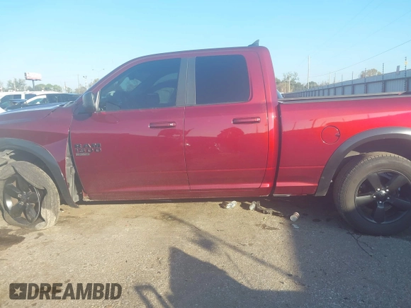 2019 Ram 1500 Classic Warlock with VIN 1C6RR6GG3KS739221, listed as a IAAI auction lot 41128254 with 55,913 mi miles. Bid and sale history available at carsss.com. Image 14.