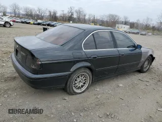2001 BMW 5 Series 525iA with VIN WBADT43451GX26876, listed as a Copart auction lot 81633584 with 143,136 mi miles and Salvage Title. Bid and sale history available at carsss.com. Image 3.