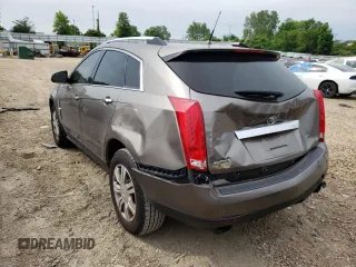 2012 Cadillac SRX Luxury Collection with VIN 3GYFNAE37CS556432, listed as a Copart auction lot 48050322 with 177,598 mi miles and Salvage Title. Bid and sale history available at carsss.com. Image 9.