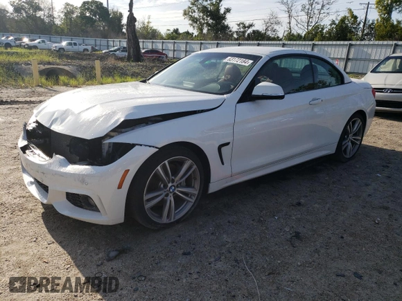 2016 BMW 4 Series 435i with VIN WBA3T3C5XG5A42251, listed as a Copart auction lot 63172184 with 38,725 mi miles and Salvage title. Bid and sale history available at DreamBid. Image 1.