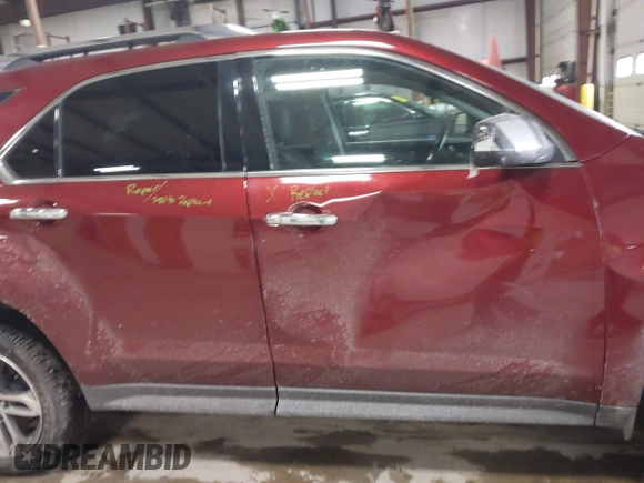 2016 Chevrolet Equinox LTZ with VIN 2GNFLGE35G6165645, listed as a IAAI auction lot 41731637 with 122,026 mi miles. Bid and sale history available at carsss.com. Image 13.