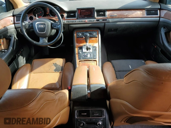 2006 Audi A8 4.2L with VIN WAUML44E56N005452, listed as a Copart auction lot 45967765 with 175,697 mi miles and Salvage title. Bid and sale history available at DreamBid. Image 8.