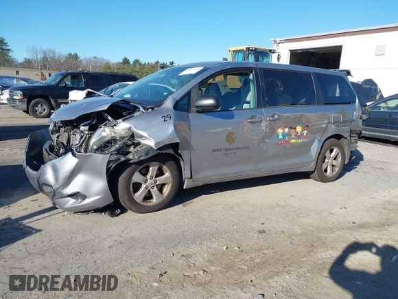 2012 Toyota Sienna with VIN 5TDKA3DC7CS015592, listed as a IAAI auction lot 40839775 with 161,944 mi miles and . Bid and sale history available at DreamBid. Image 18.