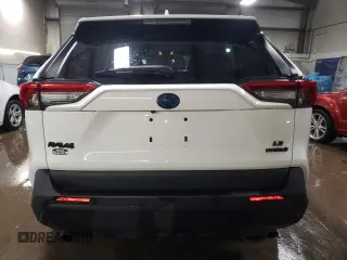 2021 Toyota RAV4 Hybrid LE with VIN 4T3LWRFV0MU034668, listed as a Copart auction lot 48392805 with 40,318 mi miles and Salvage Title. Bid and sale history available at carsss.com. Image 6.