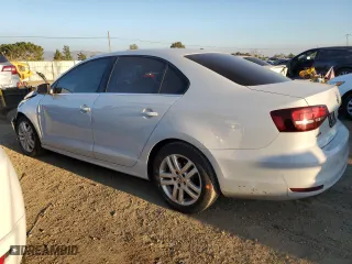 2017 Volkswagen Jetta 1.4T S with VIN 3VW167AJ7HM246813, listed as a Copart auction lot 89401345 with 104,657 mi miles and Salvage Title. Bid and sale history available at carsss.com. Image 2.