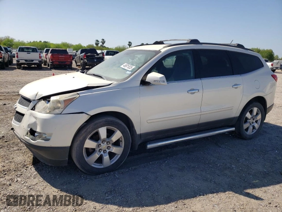 2012 Chevrolet Traverse 1LT with VIN 1GNKRGED1CJ204993, listed as a Copart auction lot 48971835 with 211,041 mi miles and Salvage Title. Bid and sale history available at DreamBid. Image 1.
