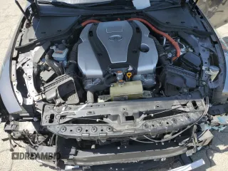 2014 Infiniti Q50 Hybrid Premium with VIN JN1AV7AP5EM690504, listed as a Copart auction lot 55511065 with 79,307 mi miles and Salvage title. Bid and sale history available at DreamBid. Image 11.