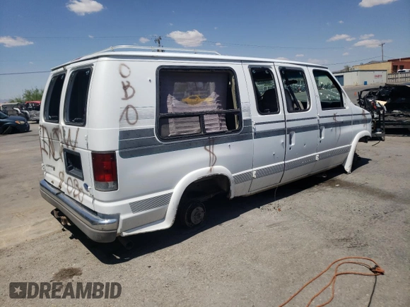 1995 Ford Econoline Cargo with VIN 1FDEE14H0SHA66402, listed as a Copart auction lot 61199173 with Not Provided miles and Non Repairable. Bid and sale history available at DreamBid. Image 3.