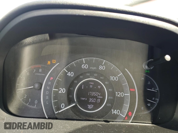 2015 Honda CR-V EX with VIN 2HKRM3H59FH549768, listed as a Copart auction lot 52787325 with 173,504 mi miles and Salvage Title. Bid and sale history available at carsss.com. Image 9.