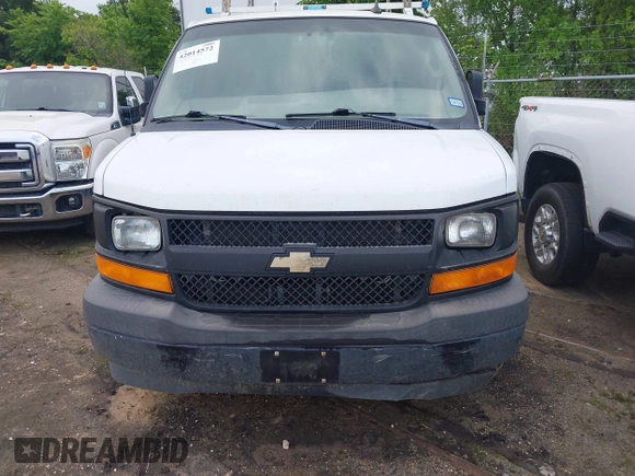 2017 Chevrolet Express Cargo Van with VIN 1GCWGAFF6H1176404, listed as a IAAI auction lot 42014572 with 104,378 mi miles. Bid and sale history available at carsss.com. Image 12.