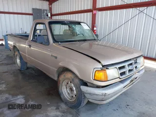 1994 Ford Ranger Splash with VIN 1FTCR10A5RUE28850, listed as a IAAI auction lot 41882134 with 186,104 mi miles. Bid and sale history available at carsss.com. Image 1.