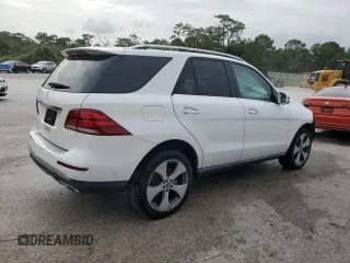 2017 Mercedes-Benz GLE 350 with VIN 4JGDA5JB2HA944055, listed as a Copart auction lot 58265225 with 67,771 mi miles and Salvage title. Bid and sale history available at DreamBid. Image 3.