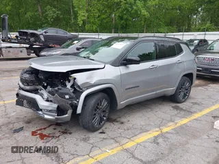 2022 Jeep Compass Limited with VIN 3C4NJDCB0NT108670, listed as a IAAI auction lot 42379451 with 42,170 mi miles and . Bid and sale history available at DreamBid. Image 17.