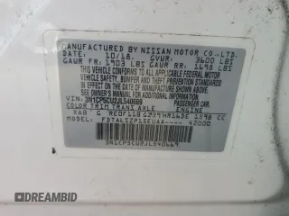2018 Nissan Kicks SV z VIN 3N1CP5CU2JL540669, wystawiony jako Copart lot #58874115 z przebiegiem Nie podano mil oraz Nie do naprawy • Non repairable. Historia ofert i sprzedaży dostępna na DreamBid. Obrazek 12.
