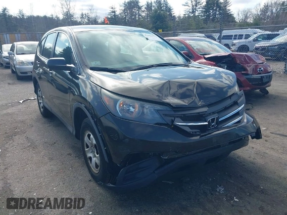 2014 Honda CR-V LX with VIN 2HKRM4H3XEH718344, listed as a IAAI auction lot 41906711 with 106,775 mi miles. Bid and sale history available at carsss.com. Image 1.
