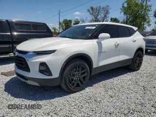 2022 Chevrolet Blazer LT z VIN 3GNKBCR44NS118635, wystawiony jako Copart lot #53523655 z przebiegiem 22 950 mil mil oraz Szkoda całkowita • Salvage title. Historia ofert i sprzedaży dostępna na DreamBid. Obrazek 1.