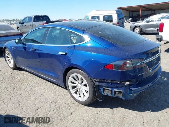 2017 Tesla Model S 60 with VIN 5YJSA1E19HF186227, listed as a IAAI auction lot 41888015 with 105,510 mi miles and . Bid and sale history available at DreamBid. Image 3.