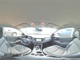 2017 Kia Niro Touring Launch Edition with VIN KNDCC3LC3H5083885, listed as a Copart auction lot 55687614 with 124,843 mi miles and Salvage Title. Bid and sale history available at carsss.com. Image 13.
