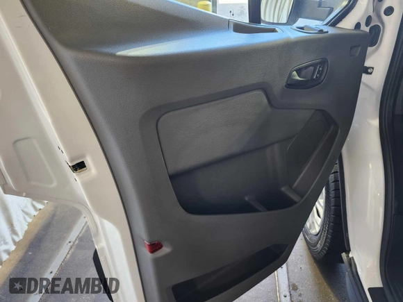 2025 Ford Transit with VIN 1FTBW1YM6SKA12973, listed as a IAAI auction lot 42756120 with 30 mi miles and . Bid and sale history available at DreamBid. Image 7.