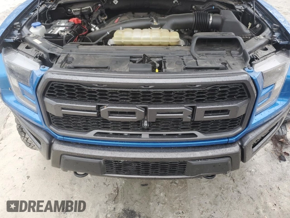 2020 Ford F-150 Raptor with VIN 1FTFW1RG2LFB42527, listed as a Copart auction lot 46170725 with 59,009 mi miles and Salvage Title. Bid and sale history available at carsss.com. Image 11.