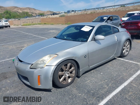 2003 Nissan 350Z Touring with VIN JN1AZ34E43T010781, listed as a IAAI auction lot 42164130 with 181,016 mi miles. Bid and sale history available at carsss.com. Image 2.