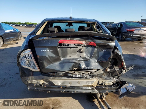 2010 Ford Fusion SE with VIN 3FAHP0HA4AR156500, listed as a Copart auction lot 54937635 with 264,387 mi miles and Salvage Title. Bid and sale history available at DreamBid. Image 6.