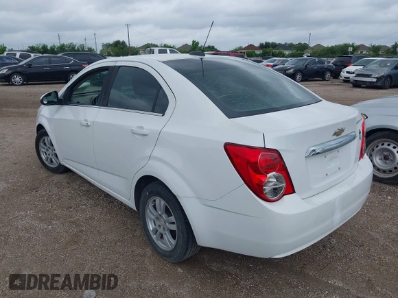 2015 Chevrolet Sonic LT with VIN 1G1JC5SH8F4213297, listed as a IAAI auction lot 42035646 with 152,628 mi miles and . Bid and sale history available at DreamBid. Image 3.
