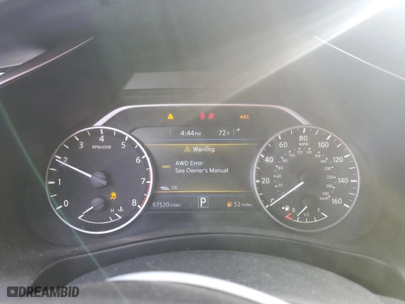 2017 Nissan Murano SL with VIN 5N1AZ2MH4HN177358, listed as a Copart auction lot 47780265 with 97,520 mi miles and Salvage Title. Bid and sale history available at carsss.com. Image 9.