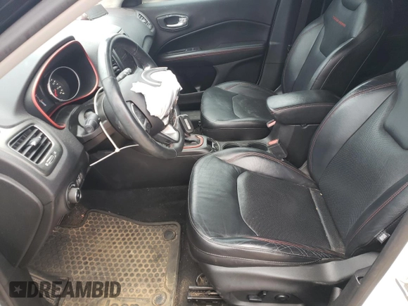 2018 Jeep Compass Trailhawk with VIN 3C4NJDDB1JT130136, listed as a Copart auction lot 47416525 with 74,662 mi miles and Salvage Title. Bid and sale history available at carsss.com. Image 7.