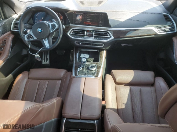 2021 BMW X5 xDrive40i with VIN 5UXCR6C00M9G55196, listed as a Copart auction lot 52712715 with 39,047 mi miles and Salvage Title. Bid and sale history available at carsss.com. Image 8.