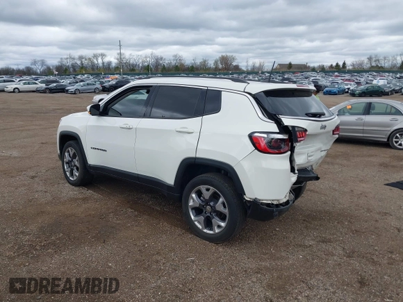 2021 Jeep Compass Limited с VIN 3C4NJDCB9MT553410, выставлен на аукционе IAAI как лот 42081363 с пробегом 56 437 миль миль и . История ставок и продаж доступна на DreamBid. Изображение 3.