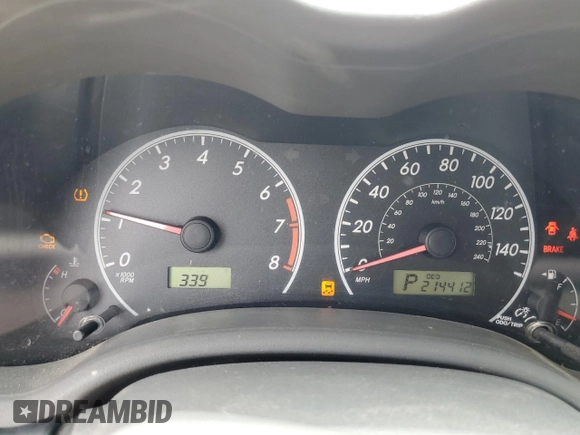 2010 Toyota Corolla with VIN 1NXBU4EE0AZ209169, listed as a Copart auction lot 53502225 with 214,412 mi miles and Salvage title. Bid and sale history available at DreamBid. Image 9.