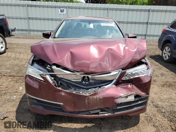 2016 Acura TLX with VIN 19UUB1F34GA007865, listed as a Copart auction lot 61728575 with 123,938 mi miles and Salvage title. Bid and sale history available at DreamBid. Image 5.