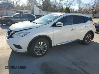 2016 Nissan Murano Platinum z VIN 5N1AZ2MH7GN125690, wystawiony jako Copart lot #89116915 z przebiegiem 109 218 mil mil oraz Szkoda całkowita • Salvage title. Historia ofert i sprzedaży dostępna na DreamBid. Obrazek 1.