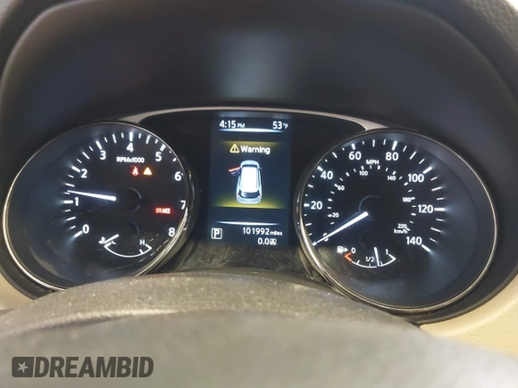 2016 Nissan Rogue SV with VIN KNMAT2MV7GP703027, listed as a IAAI auction lot 42082235 with 101,992 mi miles and . Bid and sale history available at DreamBid. Image 15.