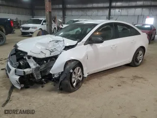 2014 Chevrolet Cruze LS with VIN 1G1PA5SH6E7376611, listed as a Copart auction lot 46436054 with 0 mi miles and Salvage Title. Bid and sale history available at carsss.com. Image 1.