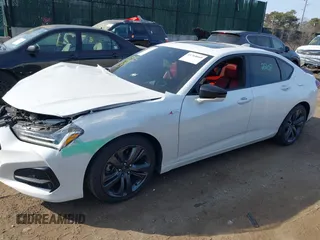 2021 Acura TLX w/A-Spec Package with VIN 19UUB5F54MA017011, listed as a IAAI auction lot 41764669 with 38,626 mi miles. Bid and sale history available at carsss.com. Image 14.
