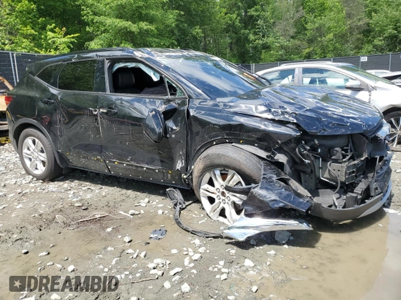 2021 Chevrolet Blazer LT with VIN 3GNKBJRS8MS572047, listed as a Copart auction lot 55783135 with 96,744 mi miles and Salvage title. Bid and sale history available at DreamBid. Image 4.