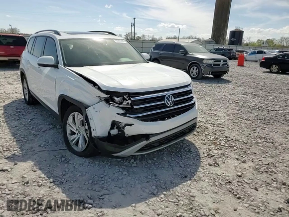 2021 Volkswagen Atlas SE with VIN 1V2JR2CA8MC561267, listed as a Copart auction lot 49946295 with 57,876 mi miles and Salvage title. Bid and sale history available at DreamBid. Image 12.