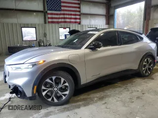 2021 Ford Mustang Mach-E Premium with VIN 3FMTK3R79MMA21145, listed as a Copart auction lot 52748285 with 55,497 mi miles and Salvage title. Bid and sale history available at DreamBid. Image 1.