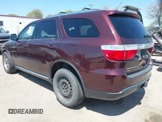 2012 Dodge Durango Crew with VIN 1C4RDJDG0CC337408, listed as a IAAI auction lot 42193647 with 186,352 mi miles and . Bid and sale history available at carsss.com. Image 3.