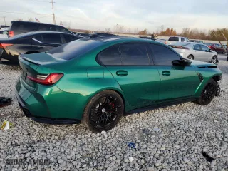 2022 BMW M3 Competition xDrive with VIN WBS43AY01NFN12110, listed as a Copart auction lot 77625594 with 0 mi miles and Salvage Title. Bid and sale history available at carsss.com. Image 3.
