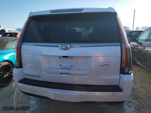 2018 Cadillac Escalade Premium Luxury with VIN 1GYS3CKJ1JR267159, listed as a Copart auction lot 77611284 with 0 mi miles and Salvage Title. Bid and sale history available at carsss.com. Image 6.