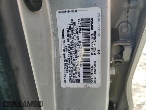 2003 Toyota Matrix Std with VIN 2T1KR32E73C107498, listed as a Copart auction lot 45080515 with 299,999 mi miles and Clean Title. Bid and sale history available at DreamBid. Image 12.