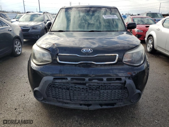 2015 Kia Soul with VIN KNDJN2A24F7220503, listed as a Copart auction lot 53996335 with 0 mi miles and Clean Title. Bid and sale history available at carsss.com. Image 5.